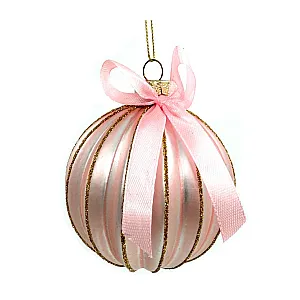 Шар Калядны час Pink Chic MX047 8 см