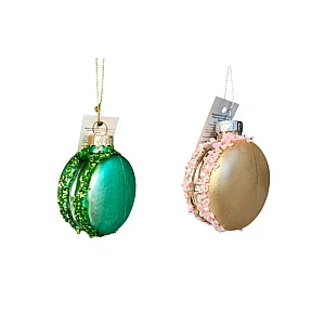 Игрушка елочная Калядны час French macaroon MX049 6.5*4.3 см