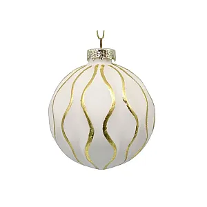 Шар Калядны час Veil Gold MX097 8 см