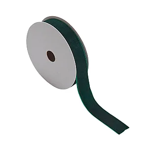 Лента декоративная Калядны час Green velvet MULF7 1.5 см 9 м
