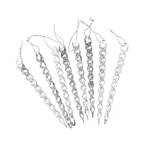 Набор украшений подвесных Калядны час Twisted icicle M5408-276 13.5 см 8 шт