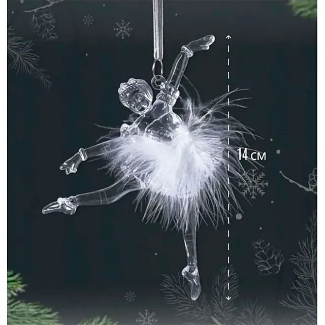 Украшение подвесное Калядны час Snow Ballerina M5408-362 14 см