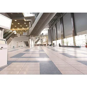 Керамогранит Пиастрелла Соль-Перец SP-601 600*600*10 мм светло-серый