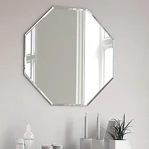 Зеркало Алмаз-Люкс 8с-С/006 фигурное с фацетом 15 мм для ванной 50*50 см