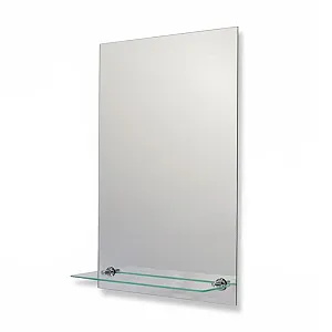 Зеркало Алмаз-Люкс Е-470 со шлифованной кромкой и полкой 58*38 см