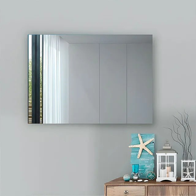 Зеркало Алмаз-Люкс А-039 со шлифованной кромкой 50*70 см