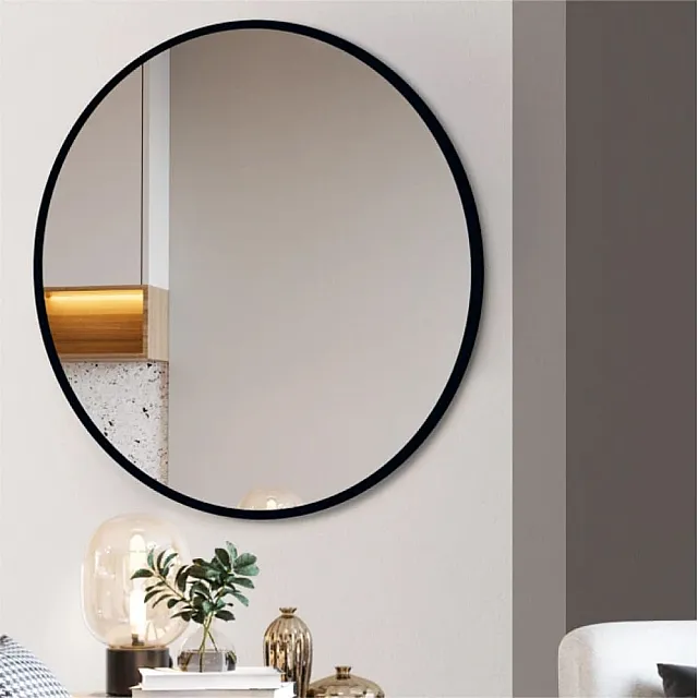 Зеркало Алмаз-Люкс Д-030 с черной УФ-печатью 70 см