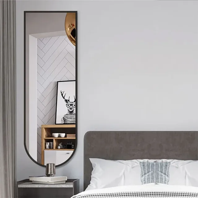 Зеркало Алмаз-Люкс Д-027 с черной УФ-печатью 120*40 см