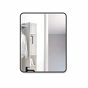 Зеркало Алмаз-Люкс Д-023 с чёрной УФ-печатью 90*70 см