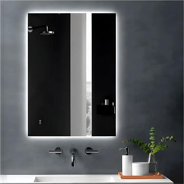 Зеркало Алмаз-Люкс Travel Delhi 7050sh-6 с фоновой подсветкой сенсорной кнопкой и подогревом 50*70 см