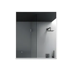 Зеркало Алмаз-Люкс Travel Dublin 8070s-6 с фоново-фронтальной подсветкой и сенсорной кнопкой 80*70 см