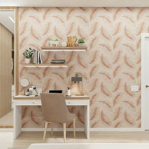 Обои BelVinil Перья 11СБ2-Д-51 М1 0.53*10.05 м
