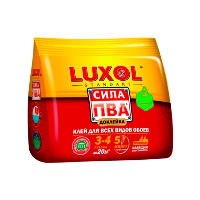 Клей обойный Luxol Сила ПВА Standart 100 г Клей обойный Luxol Сила ПВА Standart 100 г