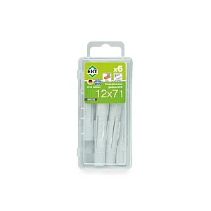 Дюбель ЕКТ KEW UDD 12*71 мм универсальный нейлон 6 шт