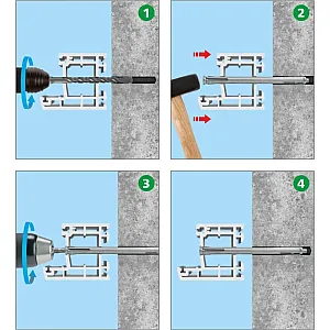 Дюбель рамный ЕКТ MFA 8*92 мм металлический