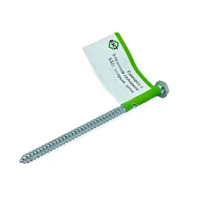 Саморез 6.0*120 мм ЕКТ B0011738 с 6-гранной головкой острый цинк 1 шт