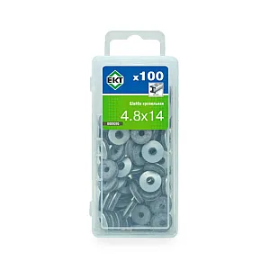 Шайба кровельная 4.8*14 мм ЕКТ В009395 100 шт