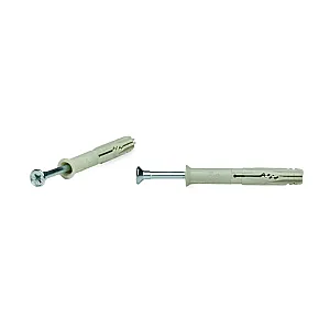 Дюбель быстрого монтажа ЕКТ BW000013 8*45 мм с гвоздевым шурупом потай нейлон 100 шт