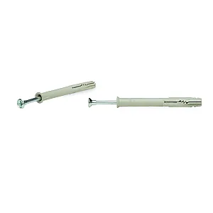 Дюбель быстрого монтажа ЕКТ BW000019 8*80 мм с гвоздевым шурупом потай нейлон 50 шт