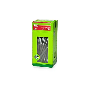 Дюбель-гвоздь ЕКТ BW000022 8*100 мм потай полипропилен в коробке с окном 50 шт