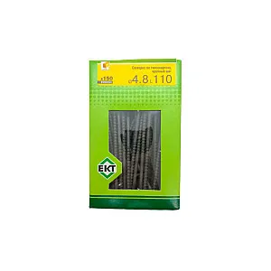 Саморез по гипсокартону 4.8*110 мм ЕКТ BW000045 крупный шаг в коробке с окном 150 шт