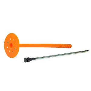 Держатель теплоизоляции ЕКТ В009650 10*200 мм со стальным гвоздем с термоголовкой 50 шт