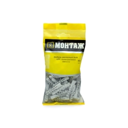 Дюбель распорный Монтаж BM002350 8*40 UPP полипропилен 30 шт