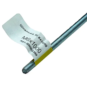 Шпилька резьбовая M6*1000 мм Монтаж BM002360 цинк