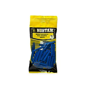 Дюбель распорный Монтаж BM002456 6*40 мм TCHAPPAI 40 шт