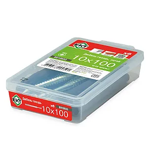 Дюбель-гвоздь 10*100 мм ЕКТ B010033 GL потай 6 шт