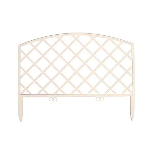 Забор декоративный Гарденпласт Romanika №1 белый