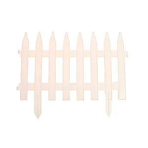 Забор декоративный Гарденпласт Gotika №3 белый