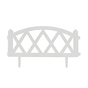 Забор декоративный Гарденпласт Modern №4 белый