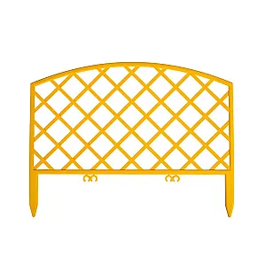 Забор декоративный Гарденпласт Romanika №1 желтый