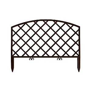 Забор декоративный Гарденпласт Romanika №1 шоколад