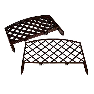 Забор декоративный Гарденпласт Romanika №1 шоколад