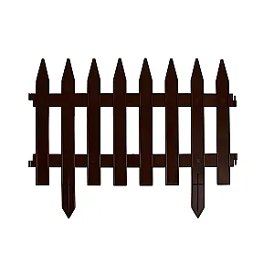 Забор декоративный Гарденпласт Gotika №3 шоколад