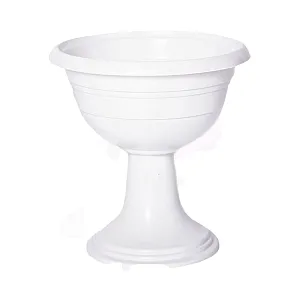 Горшок пластмассовый Гарденпласт Тюльпан белый 300*335 6 л