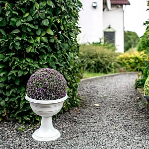 Горшок пластмассовый Гарденпласт Тюльпан белый 300*335 6 л