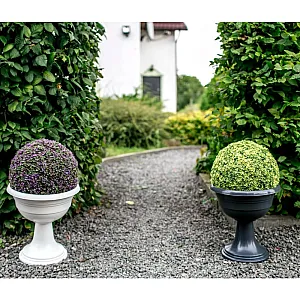 Горшок пластмассовый Гарденпласт Тюльпан графит 300*335 6 л