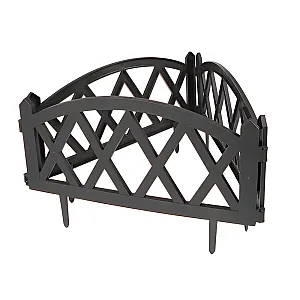Забор декоративный Гарденпласт Modern №4 графит