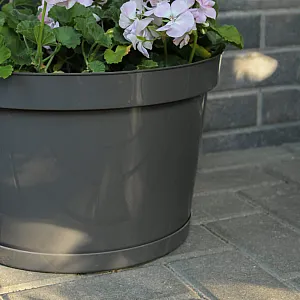 Горшок для цветов Гарденпласт Фикус 20 графит 20 л