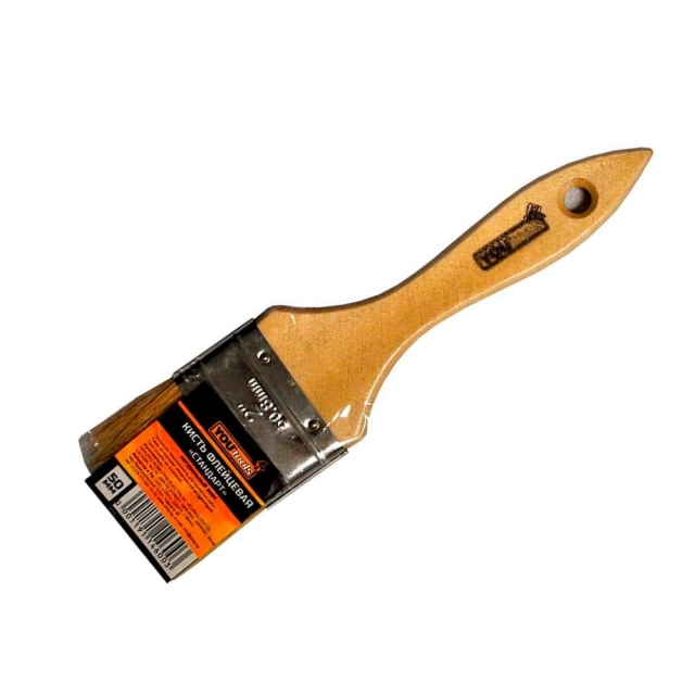 Кисть флейцевая Yourtools Стандарт 01_0191146 КФ 50 мм натуральный ворс Кисть флейцевая Yourtools Стандарт 01_0191146 КФ 50 мм натуральный ворс