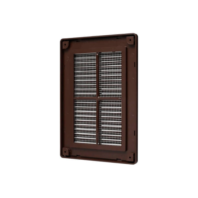 Вентрешетка Storm BR-1521 150*210 мм коричневая Вентрешетка Storm BR-1521 150*210 мм коричневая