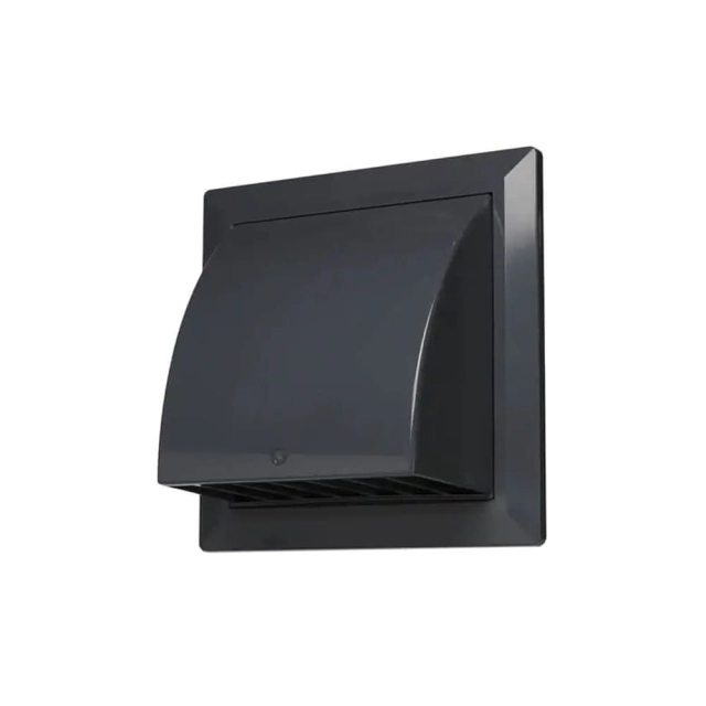 Вентрешетка Storm KF-1717-F100GR 170*170 мм фасадная с обратным клапаном и фланцем 100 мм серая Вентрешетка Storm KF-1717-F100GR 170*170 мм фасадная с обратным клапаном и фланцем 100 мм серая