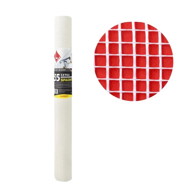 Стеклосетка Lihtar Spachtel 55 ячейка 2*2 мм 1*50 м Стеклосетка Lihtar Spachtel 55 ячейка 2*2 мм 1*50 м