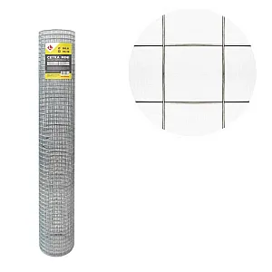 Сетка сварная Lihtar 19*0.8 мм оцинкованная 1*5 м