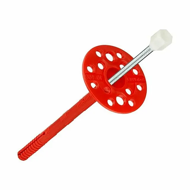 Дюбель для теплоизоляции Techkrep IZL-T 10*100 мм с термоголовкой 50 шт