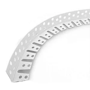 Уголок арочный ПВХ 2500 мм белый