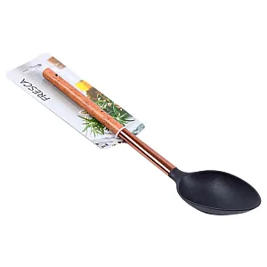 Ложка кухонная Fresca Urban 686246-285 код 176908 пластмассовая термостойкая с деревянной ручкой 33 см